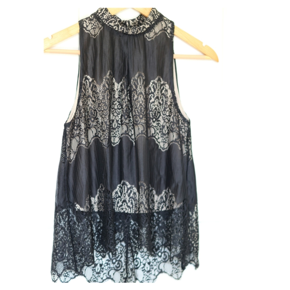 Love,Fire lace tank top